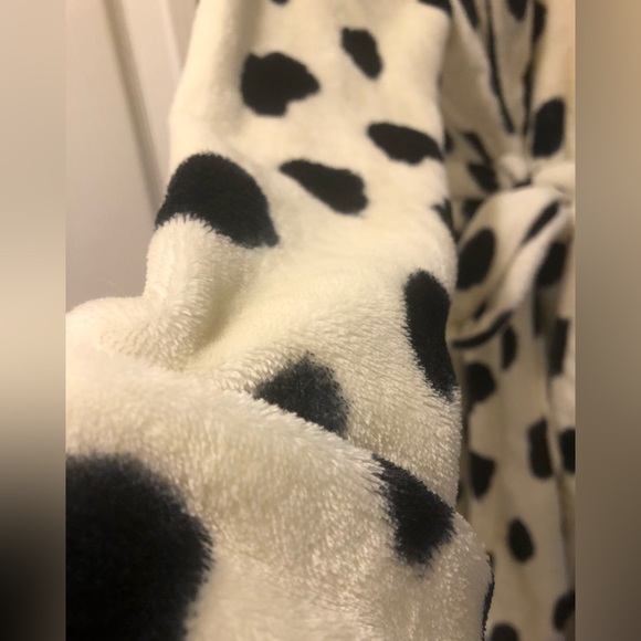 Super soft fleece mini robe with hood - Picture 4 of 6